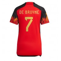 Belgien Kevin De Bruyne #7 Heimtrikot Frauen WM 2022 Kurzarm